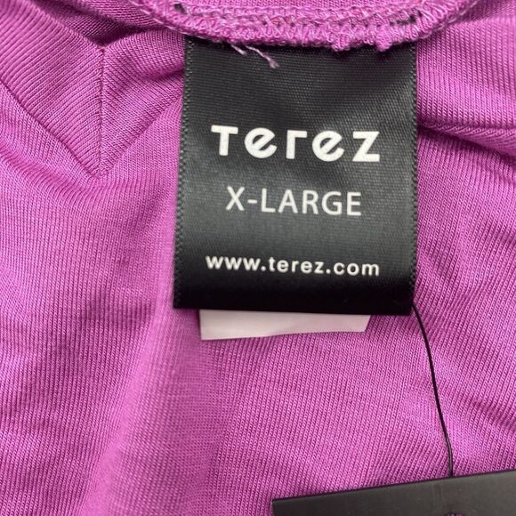 Terez Girls Size XL 16 Short Sleeve T-Shirt Light Purple V-Neck Tee‎ Lightweight - Picture 7 of 8
